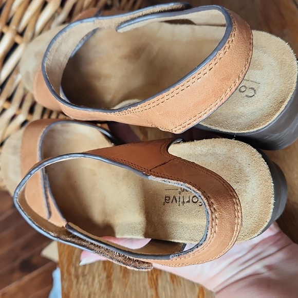 Comfortiva Pillowtop Wedge Sandals dz 10 M Tan - Picture 8 of 16